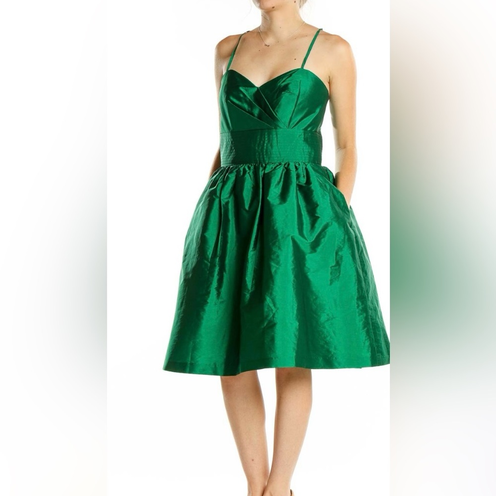 Green Cocktail Dress, ALFRED SUNG, Vintage